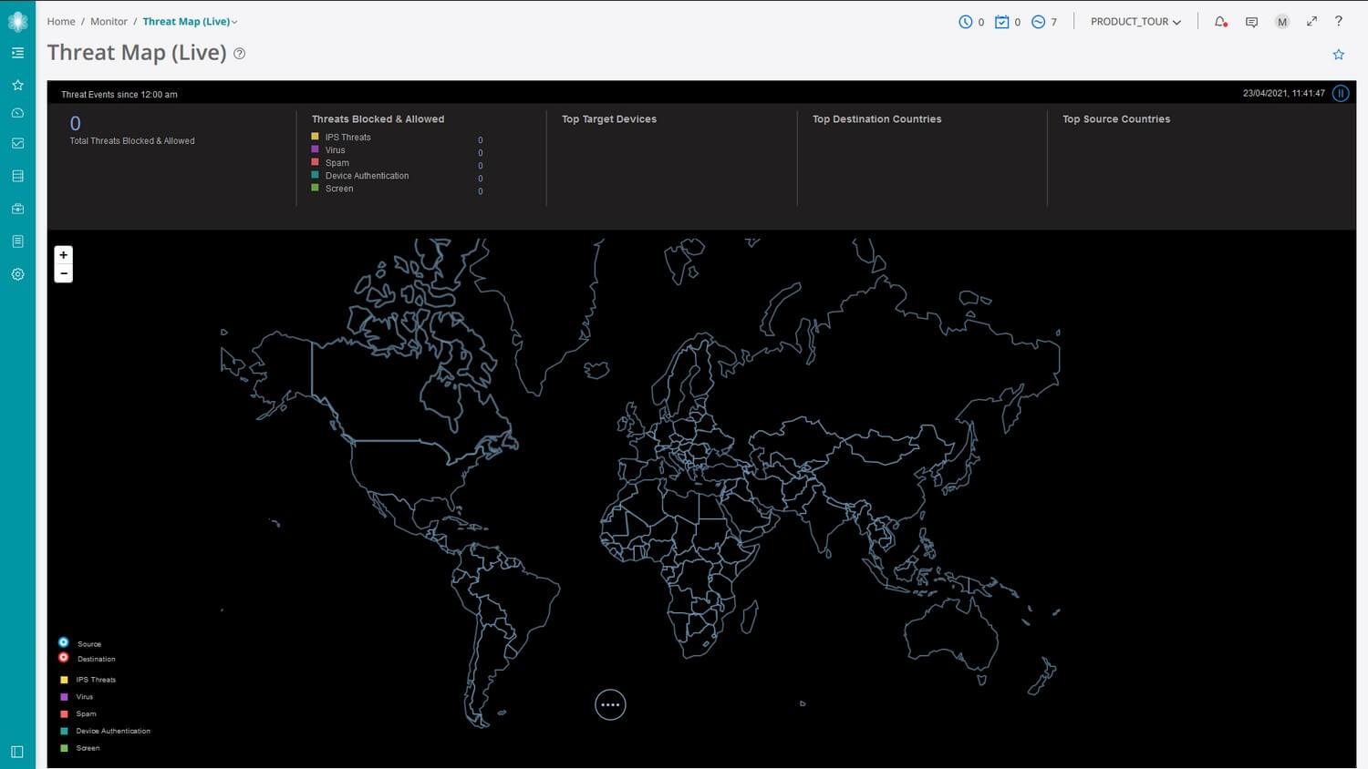 SD Wan Threat Map Monitoring SD Wan Threat Map Monitoring